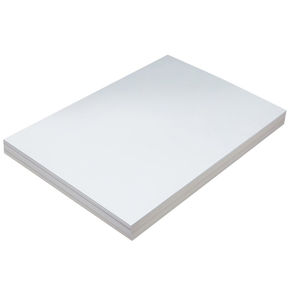 Heavyweight Tagboard, White, 12in. x 18in. Sheets, 100PK